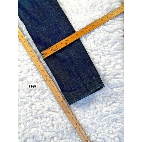 Express Zelda Skinny Womens Jeans Blue Sz 6 Short Dark Wash Skinny Stretch - Picture 4 of 9